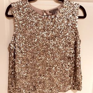 Vintage VINCE Women’s Handmade Sequined Blouse